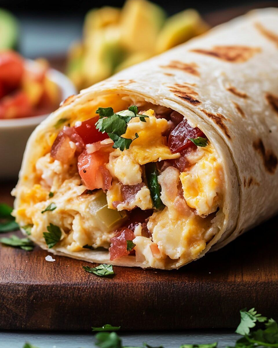 Hash Brown Scramble Burrito