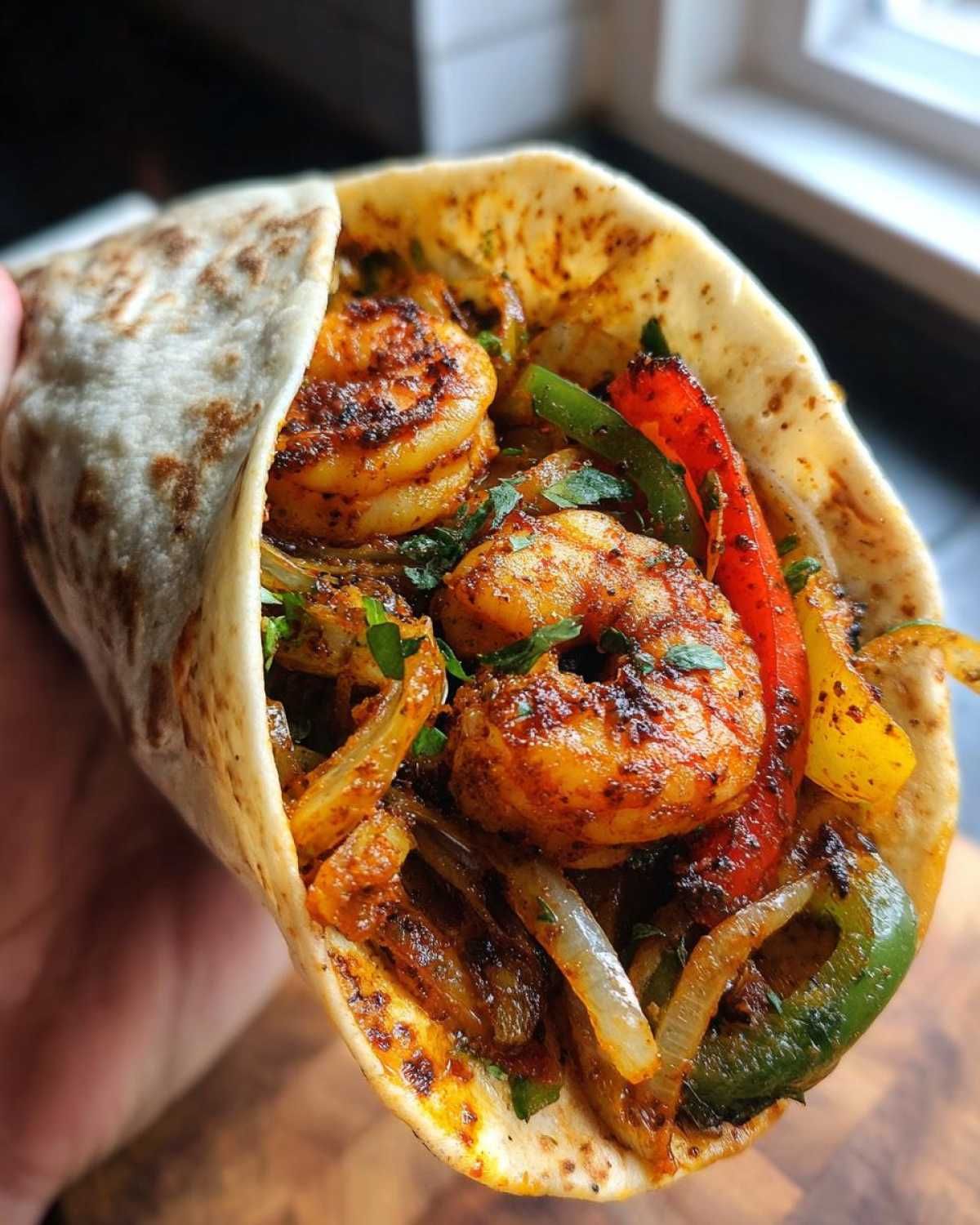Shrimp Fajitas