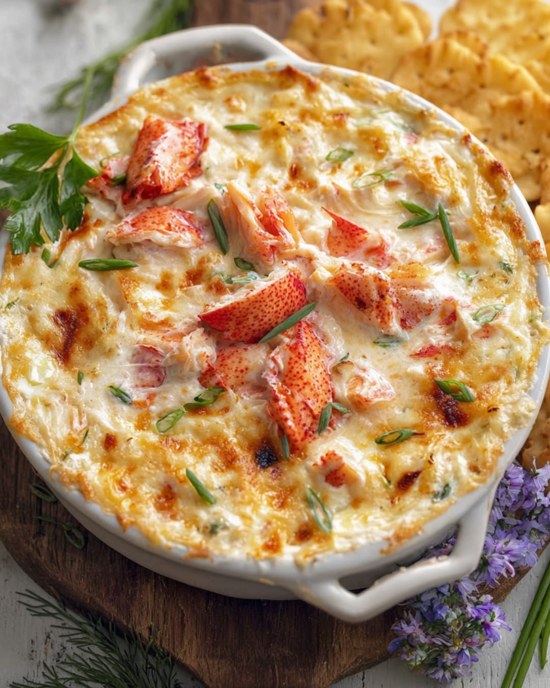 Lobster Artichoke and Seafood Dip