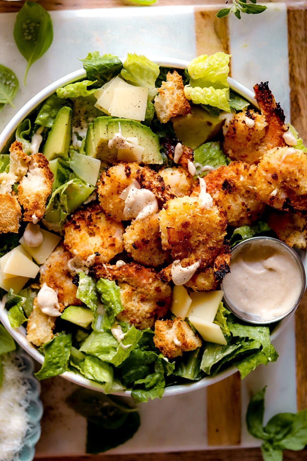 Seafood Caesar Salad