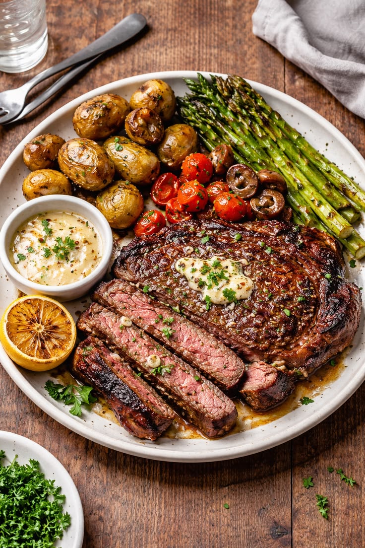 Grass-Fed Steak Plate
