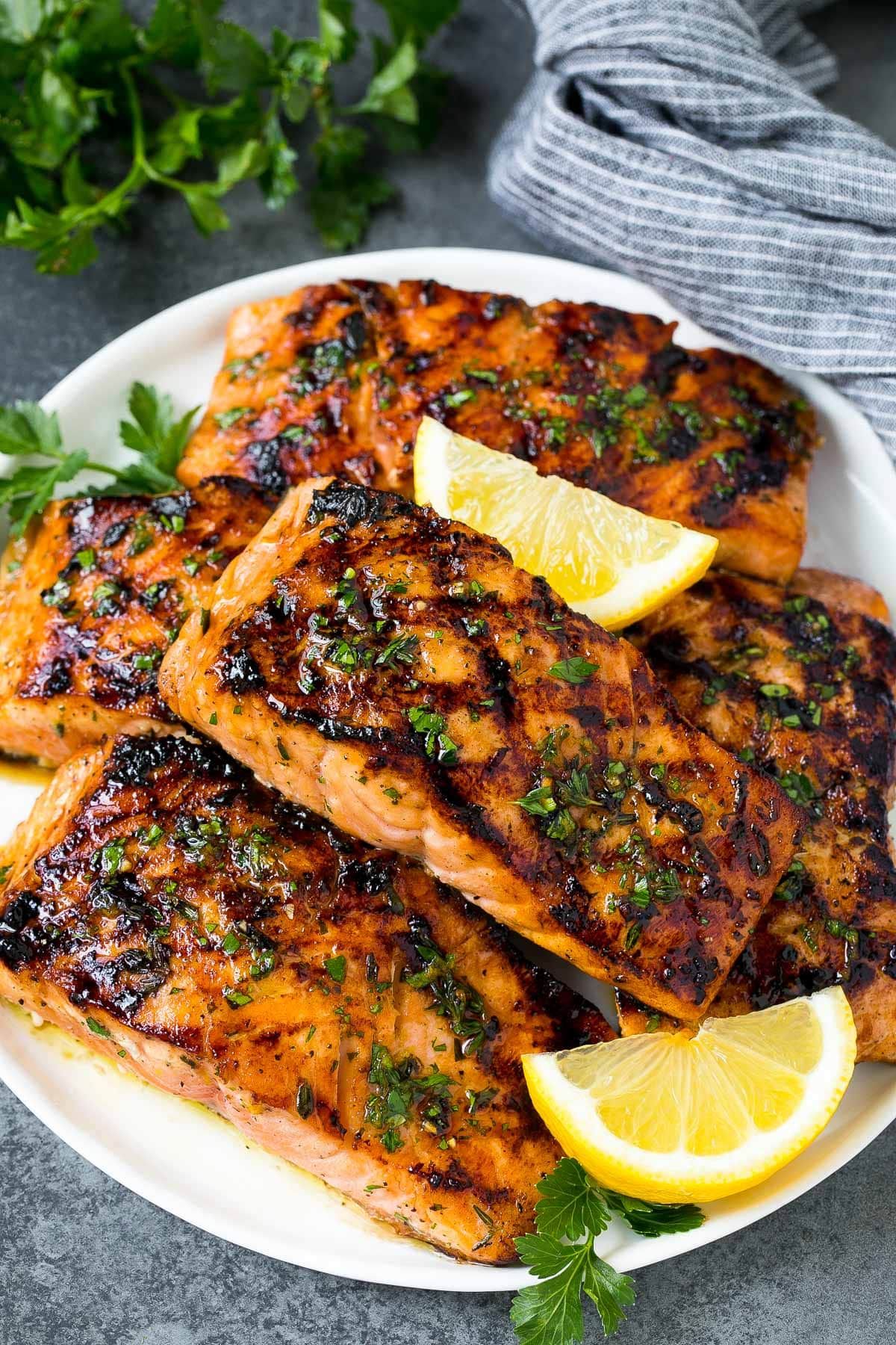 Grilled Salmon Dinner