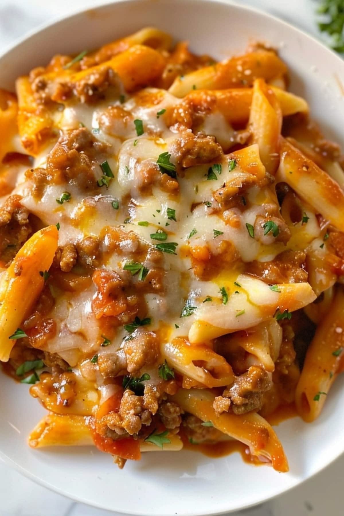 Meaty Marinara Pasta
