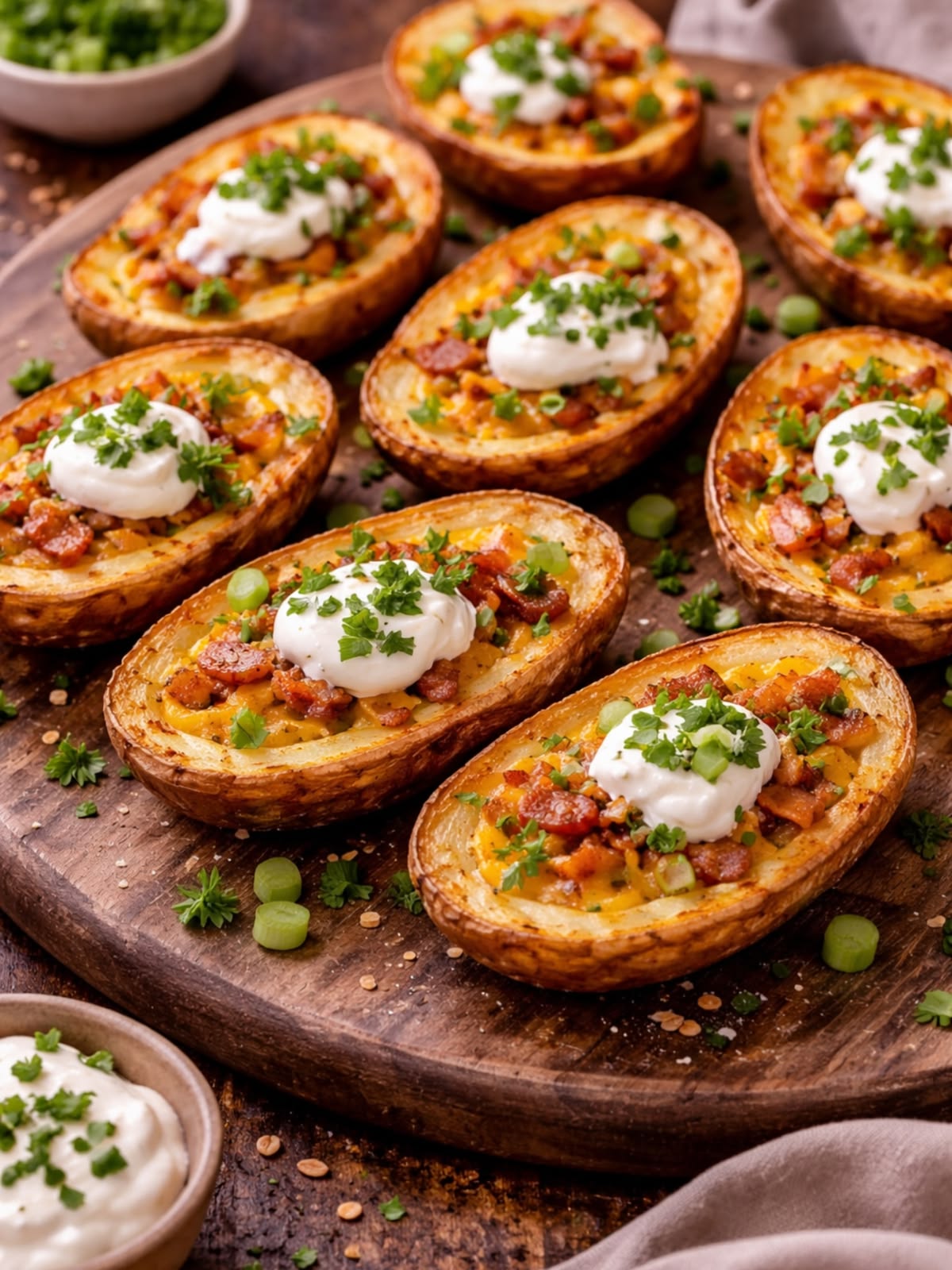 Loaded Potato Skins (8-piece)