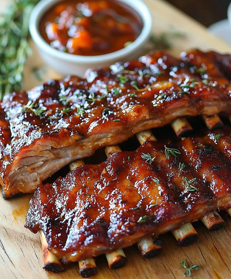 Fridays Whiskey-Glazed Ribs — Half Rack