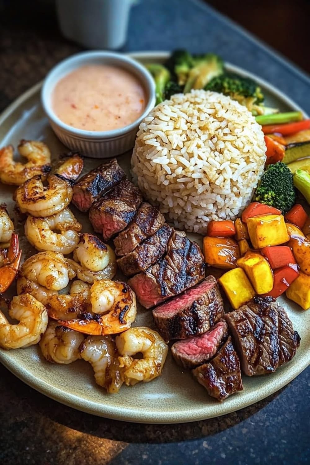 Hibachi Shrimp Dinner