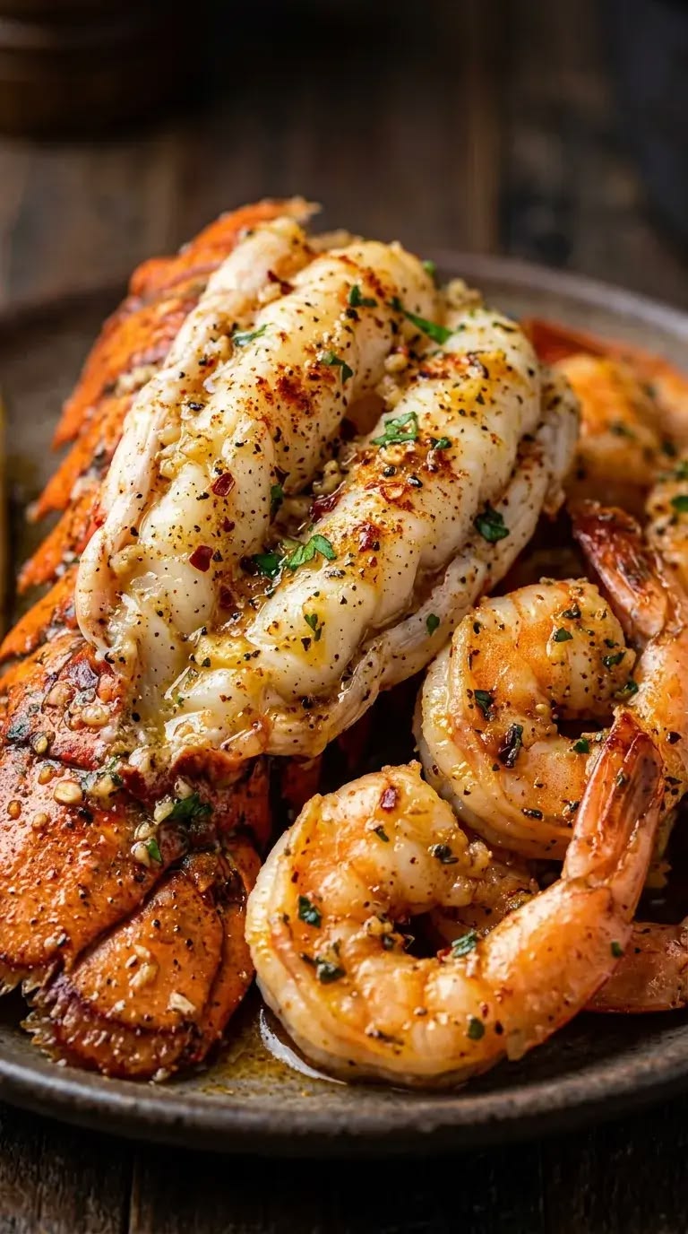 Colossal Shrimp and Lobster Dinner