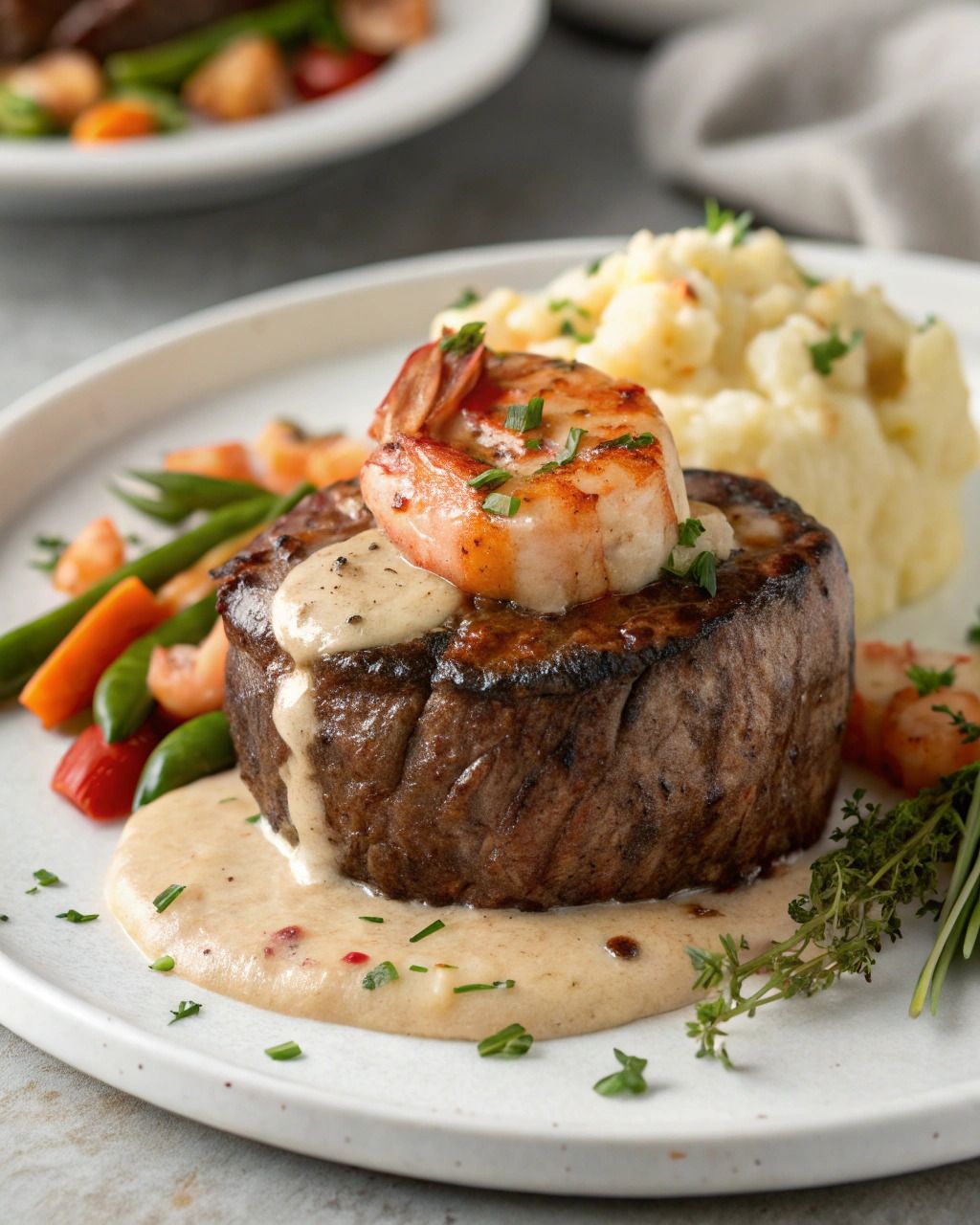 Filet and Shrimp Dinner