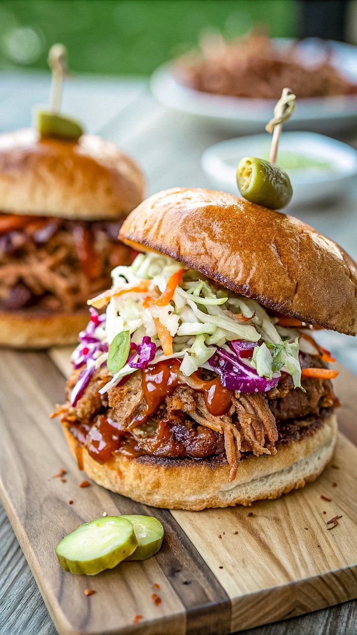 Pork and Slaw Sandwich