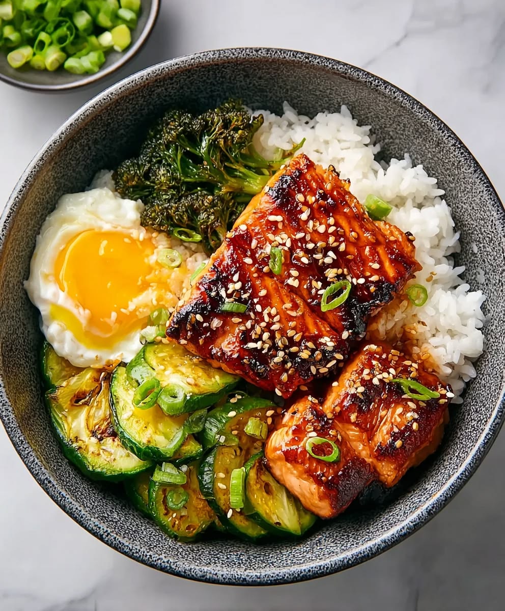 Teriyaki Salmon Bowl